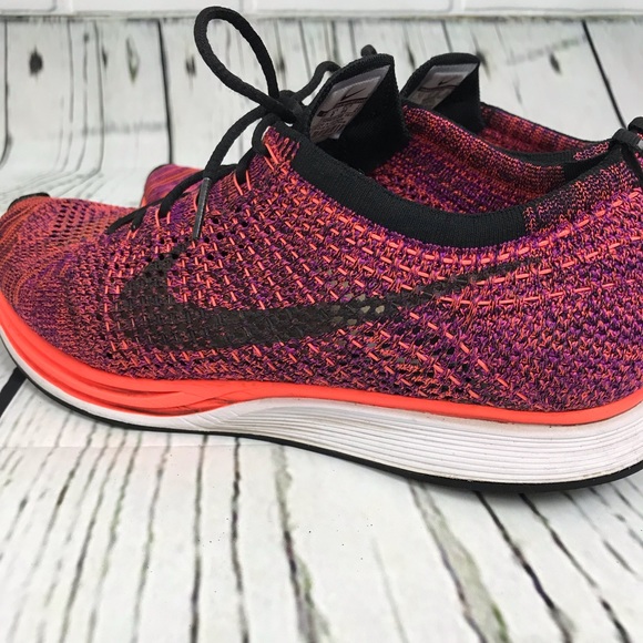 Nike Flyknit Racer Açaí Berry Running Men’s 10 - Picture 5 of 8